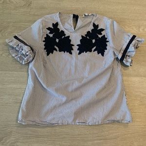 Crown and Ivy shirt with tie back